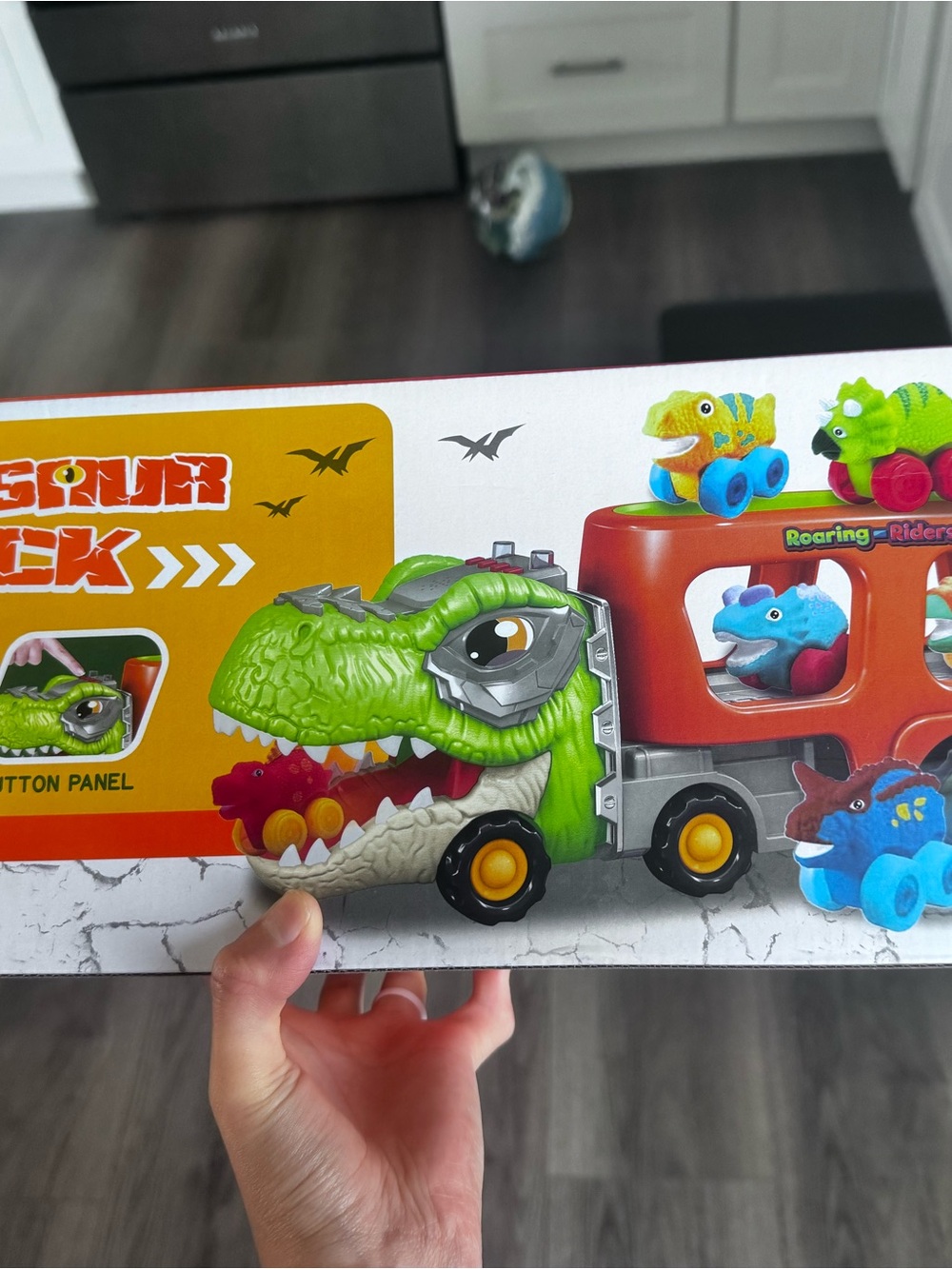 Roaring Riders Dinosaur Truck Toy - Green
